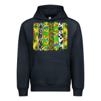 Navy St. Patrick's Day brushstrokes Urban Hoodie - Neo Western