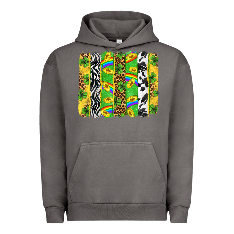 St. Patrick's Day Brushstrokes Urban Hoodie by Neo Western | Teevron
