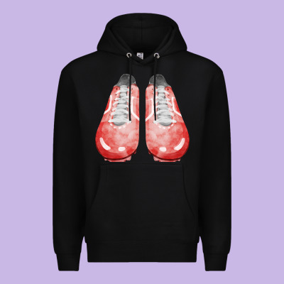 Red Cleats Fa Element 3 Premium Hoodie Designed By Fadigitalartstudio