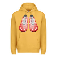 Mustard red cleats fa element 3 Premium Hoodie - FaDigitalArtStudio
