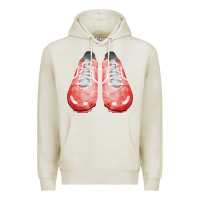 Oatmeal Heather red cleats fa element 3 Premium Hoodie - FaDigitalArtStudio