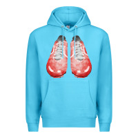 Ocean Blue red cleats fa element 3 Premium Hoodie - FaDigitalArtStudio