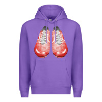 Purple red cleats fa element 3 Premium Hoodie - FaDigitalArtStudio