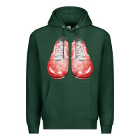 Sports Green red cleats fa element 3 Premium Hoodie - FaDigitalArtStudio