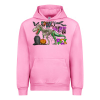 Fuchsia Pink spooky saurus rex Urban Hoodie - CowhideDigitalArt