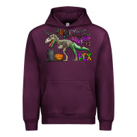 Mauve Wine spooky saurus rex Urban Hoodie - CowhideDigitalArt