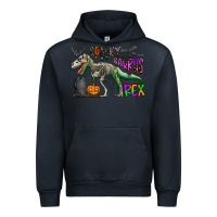 Navy spooky saurus rex Urban Hoodie - CowhideDigitalArt