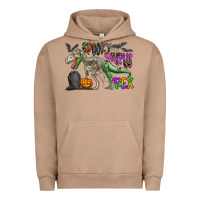 Pigment Burro spooky saurus rex Urban Hoodie - CowhideDigitalArt