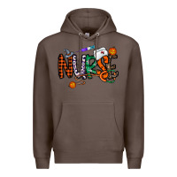 Coffee nurse halloween Premium Hoodie - CowhideDigitalArt
