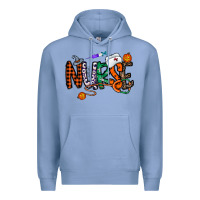Colony Blue nurse halloween Premium Hoodie - CowhideDigitalArt