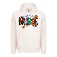 Pale Pink nurse halloween Premium Hoodie - CowhideDigitalArt