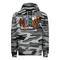 Slate Camo nurse halloween Premium Hoodie - CowhideDigitalArt