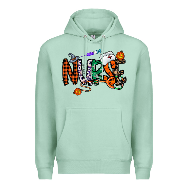 Nurse Halloween Premium Hoodie by CowhideDigitalArt | Teevron