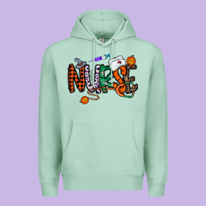 Nurse Halloween Premium Hoodie Designed By Cowhidedigitalart