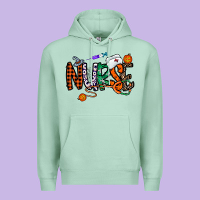 Nurse Halloween Premium Hoodie Designed By Cowhidedigitalart