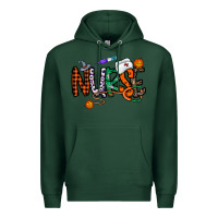 Sports Green nurse halloween Premium Hoodie - CowhideDigitalArt