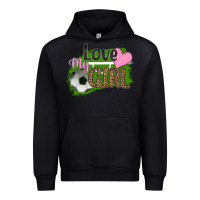 Black love my girl soccer Urban Hoodie - HRA Design Shop