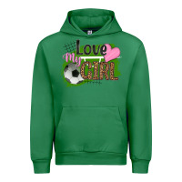 Emerald love my girl soccer Urban Hoodie - HRA Design Shop