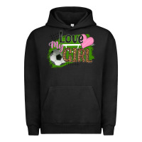 Pigment Black love my girl soccer Urban Hoodie - HRA Design Shop