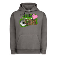 Pigment Tornado love my girl soccer Urban Hoodie - HRA Design Shop