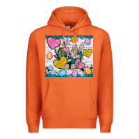 Carrot Easter hearts Cowhide tumbler Easter Day Premium Hoodie - Neo Western