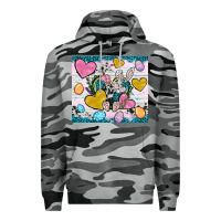 Slate Camo Easter hearts Cowhide tumbler Easter Day Premium Hoodie - Neo Western