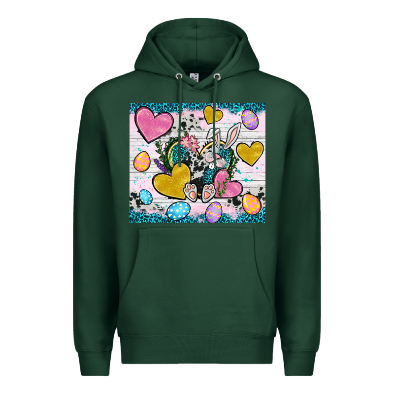 Easter Hearts Cowhide Tumbler Easter Day Premium Hoodie by Neo Western | Teevron