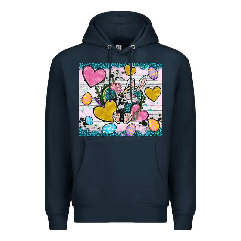 Easter Hearts Cowhide Tumbler Easter Day Premium Hoodie by Neo Western | Teevron