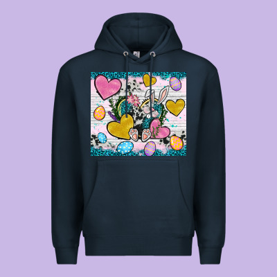 Easter Hearts Cowhide Tumbler Easter Day Premium Hoodie Designed By Neo Western