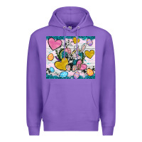 Purple Easter hearts Cowhide tumbler Easter Day Premium Hoodie - Neo Western