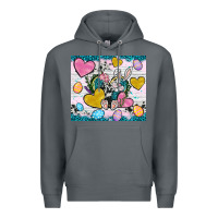 Rock Easter hearts Cowhide tumbler Easter Day Premium Hoodie - Neo Western