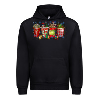 Black christmas drink Urban Hoodie - CowhideDigitalArt