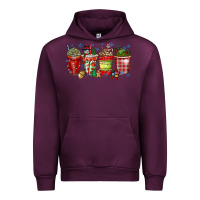 Mauve Wine christmas drink Urban Hoodie - CowhideDigitalArt
