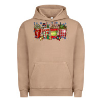 Pigment Burro christmas drink Urban Hoodie - CowhideDigitalArt