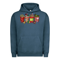 Pigment Midnight Navy christmas drink Urban Hoodie - CowhideDigitalArt