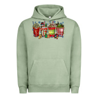 Pigment Oil Green christmas drink Urban Hoodie - CowhideDigitalArt