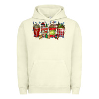 Pigment Pistachio christmas drink Urban Hoodie - CowhideDigitalArt