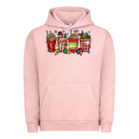 Pigment Salmon christmas drink Urban Hoodie - CowhideDigitalArt