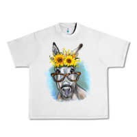 Lunar Rock Sunflower Glasses Donkey Urban Heavy Tee - RanaPortraitStore