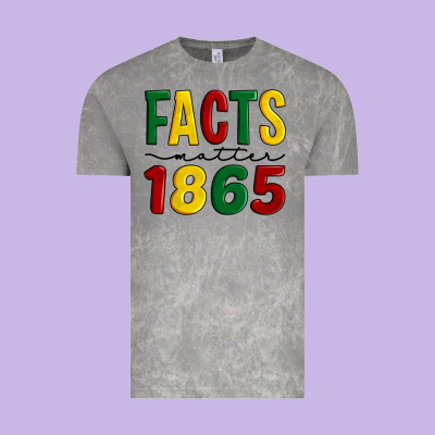 Facts Matter 1865 Vintage Tee Designed By Artiststas