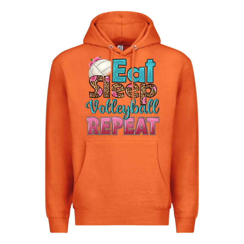 Eat Sleep Volleyball Repeat Premium Hoodie by HRA Design Shop | Teevron