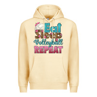 Pina Colada eat sleep volleyball repeat Premium Hoodie - HRA Design Shop