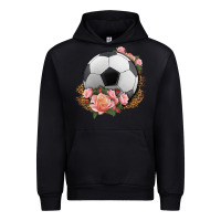 Black western soccer with roses Urban Hoodie - HRA Design Shop