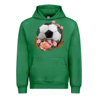 Emerald western soccer with roses Urban Hoodie - HRA Design Shop
