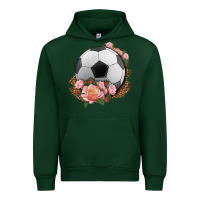 Forest Green western soccer with roses Urban Hoodie - HRA Design Shop