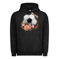 Pigment Black western soccer with roses Urban Hoodie - HRA Design Shop