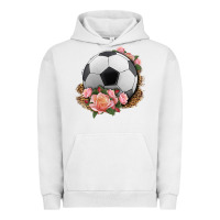 Pigment Lunar Rock western soccer with roses Urban Hoodie - HRA Design Shop