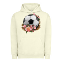 Pigment Pistachio western soccer with roses Urban Hoodie - HRA Design Shop