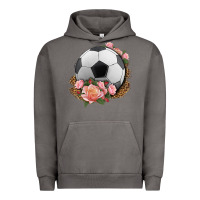Pigment Tornado western soccer with roses Urban Hoodie - HRA Design Shop