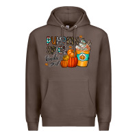Coffee pumpkin spice kinda girl Premium Hoodie - CowhideDigitalArt